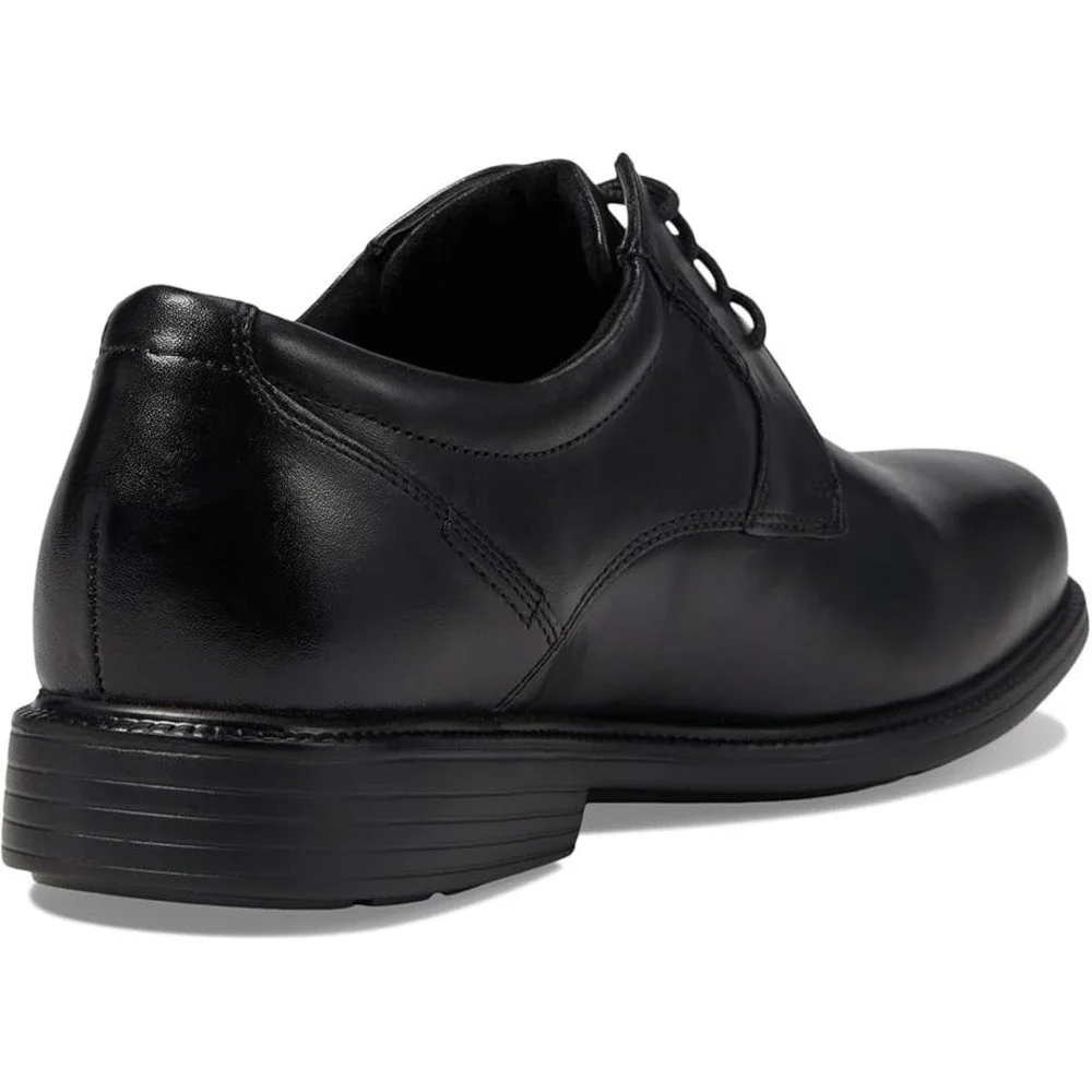 Rockport® (Men's 10.5 M)‎ Charles Road™ Plain Toe Oxford in Black Leather - $120